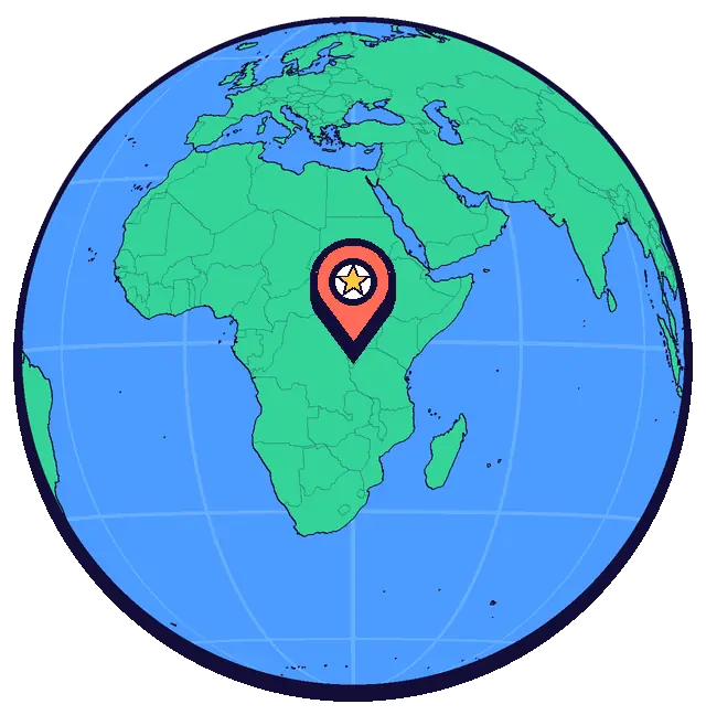 Kigali, kürede işaretli